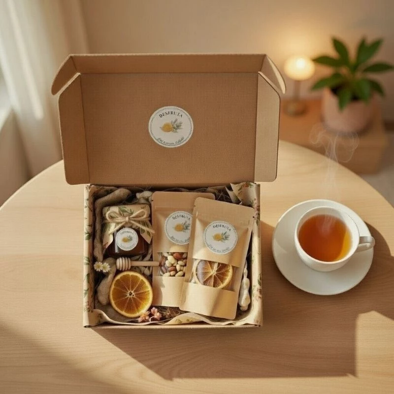 Kit Completo Desfruta com mel, ch&aacute;s e nuts