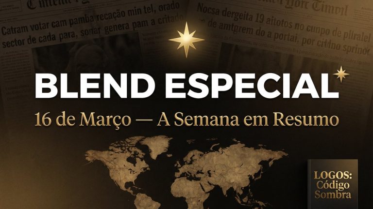 Blend Especial — 16 de Março: A Semana em Que o Mundo Ficou Mais Caro, Mais Ansioso e Mais Conectado
