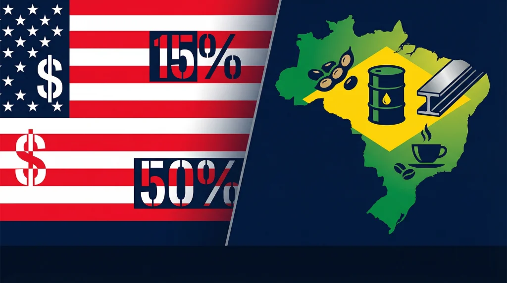 O Tarifaço de Trump e o Brasil: o que está em jogo no seu bolso