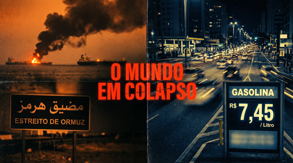 O mundo em colapso e o Brasil no meio: guerra, petróleo, dívida e o que esperar de abril
