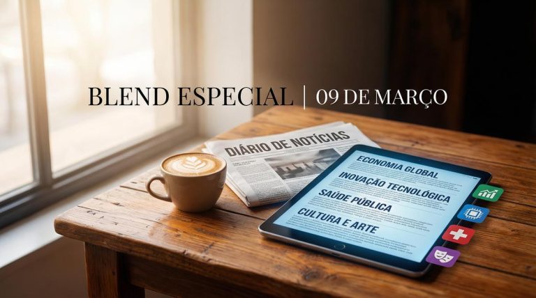 Blend Especial — 09 de Março: Petróleo a US$ 120, iPhone 17e no Brasil, IA Demitindo Milhares e o Mundo em Tensão