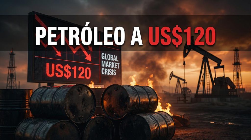 Petróleo a US$ 120 e Bolsas em Queda Livre: A Guerra no Irã Transformou o Mercado Global — E Vai Afetar o Seu Bolso