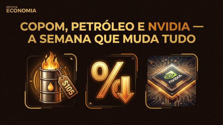 Blend Especial — 18 de Março: COPOM, Petróleo a US$ 105 e a NVIDIA que Muda o Jogo