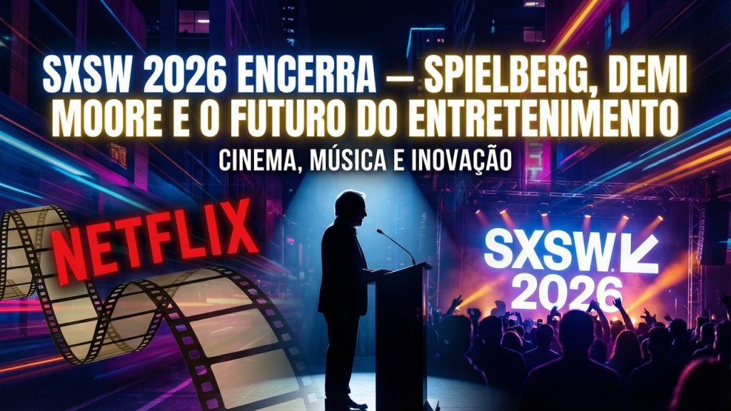 SXSW 2026 Encerra: Spielberg Briga com a IA, Demi Moore Volta às Telas e o Brasil Domina o Festival