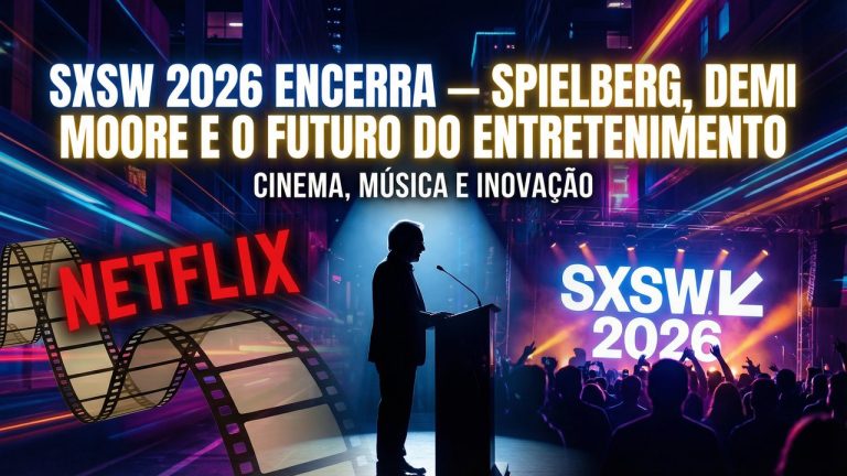 SXSW 2026 Encerra: Spielberg Briga com a IA, Demi Moore Volta às Telas e o Brasil Domina o Festival