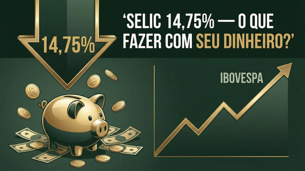 Selic Caiu Para 14,75%: O Que Fazer Com Seu Dinheiro Agora — Renda Fixa, FIIs e Ações