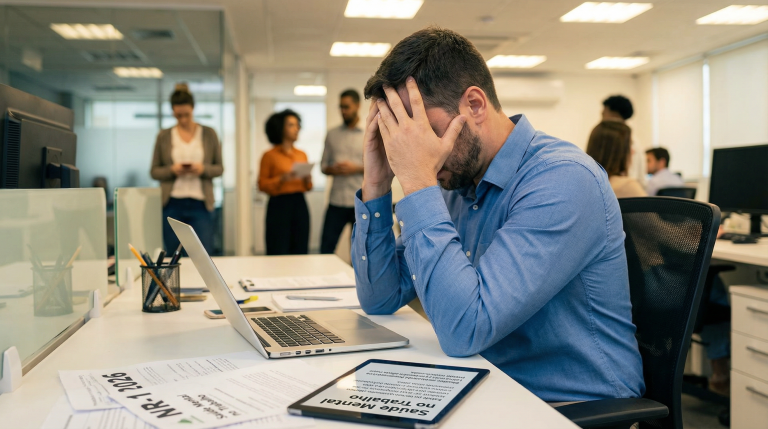 NR-1 e saúde mental no trabalho: a norma que vai mudar a relação entre empresas e funcionários em maio de 2026