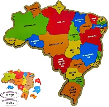 Quebra-Cabeca Mapa do Brasil