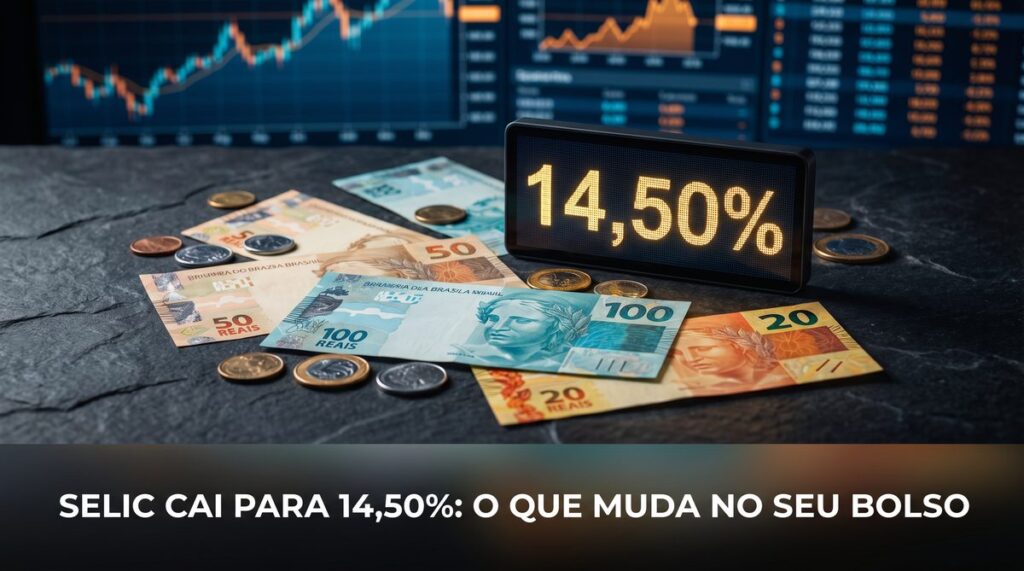 Selic Cai para 14,50 por cento: O Que Muda no Seu Bolso Agora e o Que Fazer com Seus Investimentos