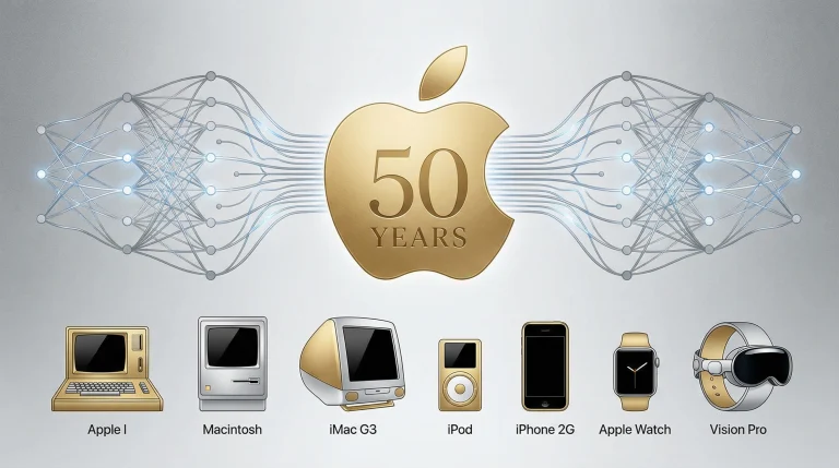 Apple Faz 50 Anos: O Que a Empresa que Mudou o Mundo Tem a Ensinar — e o Que Ainda Precisa Provar