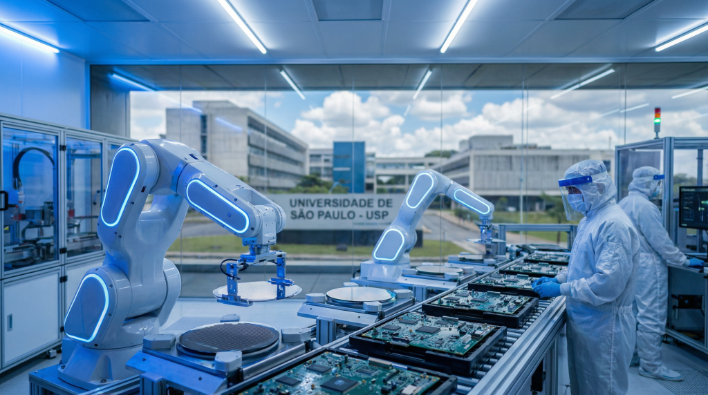 USP Vai Produzir 60 Milhões de Chips por Ano: o Brasil Entra na Corrida Global por Semicondutores