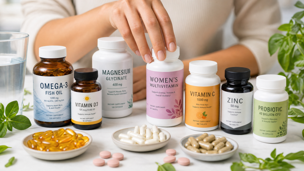 Suplementos e Vitaminas: O Que a Ciência Realmente Diz Sobre os Mais Consumidos no Brasil em 2026