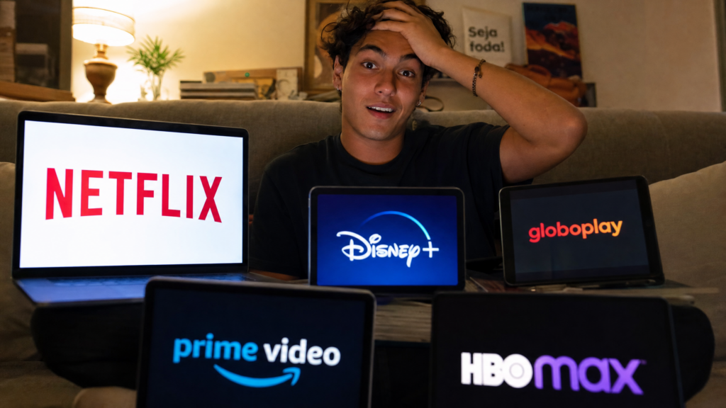 A Geração que Não Assiste TV, Mas Paga por Cinco Streamings: O Paradoxo do Consumo Cultural Brasileiro