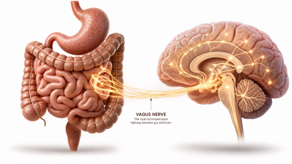O Intestino é o Seu Segundo Cérebro: O Que a Ciência de 2026 Descobriu Sobre a Microbiota e Sua Saúde