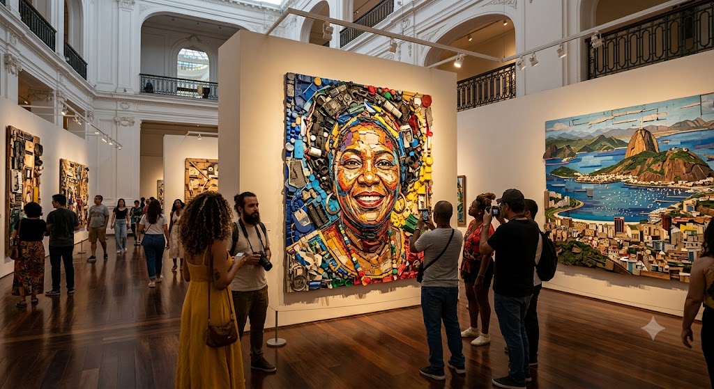 Vik Muniz Reinventa o Cotidiano em Exposição no CCBB Rio — e Fica em Cartaz até Setembro