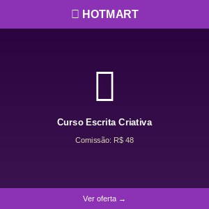 Curso de Escrita Criativa